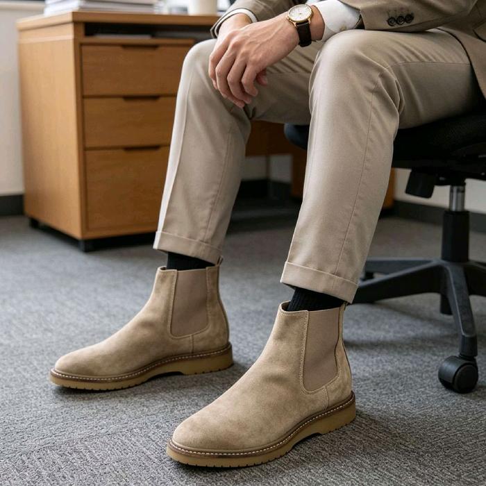 ZARA Chelsea Boots - 43/27.0 ROMANIA, Sepatu Kulit Pria, Desain Elegan, Nyaman, dan Tahan Lama