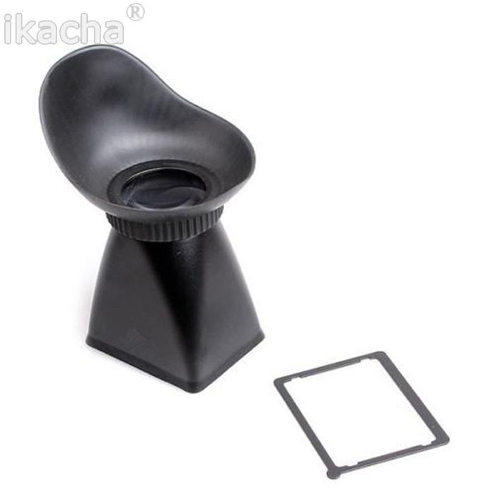 V3 LCD Viewfinder 2.5x Lampu Pembesar Extender Magnetic Hood untuk