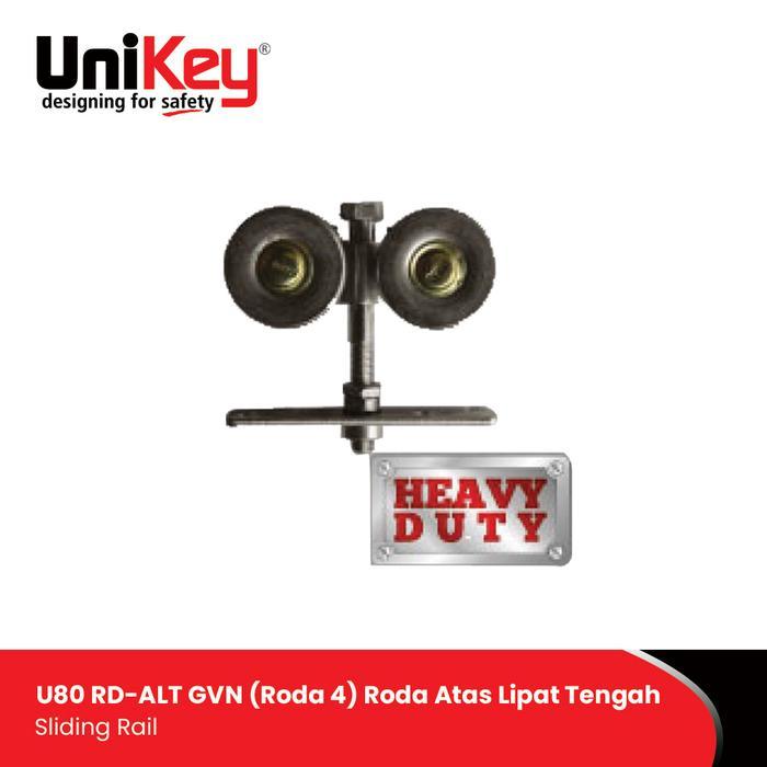 UniKey Roda Atas Lipat Tengah U80-RD ALT(Roda 4) GVN