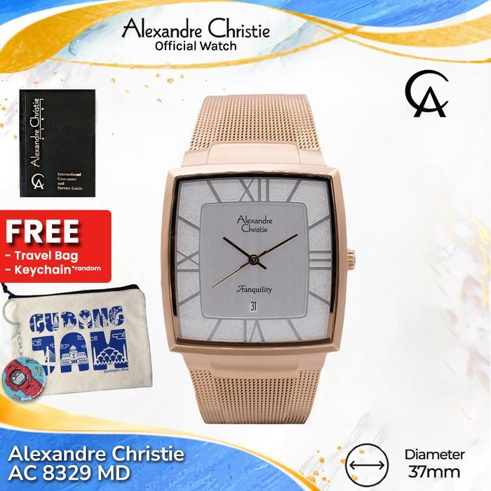 Alexandre Christie Pria Ac 8329 Md Ac 8329 Ac8329Md White Rose Gold