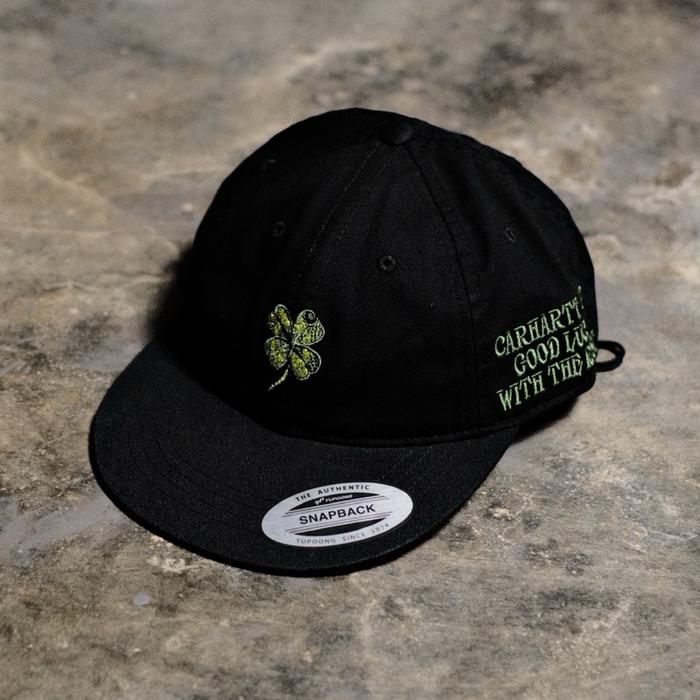 Topi Carhartt WIP Clover Cap Black - Original 100%