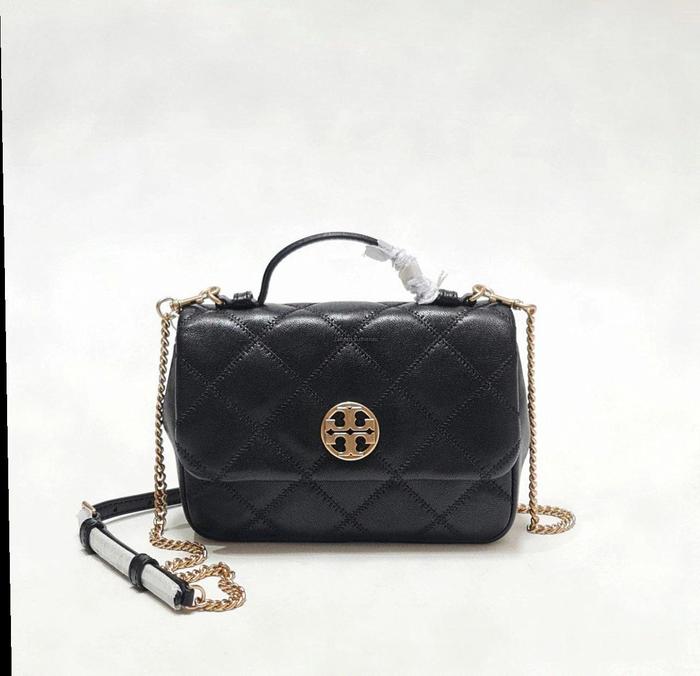 Tas Wanita Branded Tb Willa Mini Top Handle Bag Black