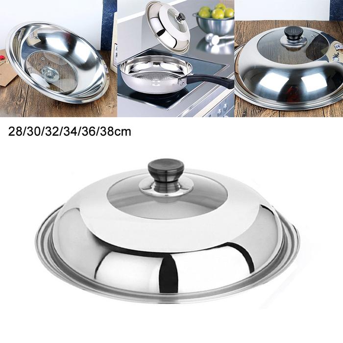 Stainless Steel Pot Lid Heightening Thickening Wok Steamer Electric