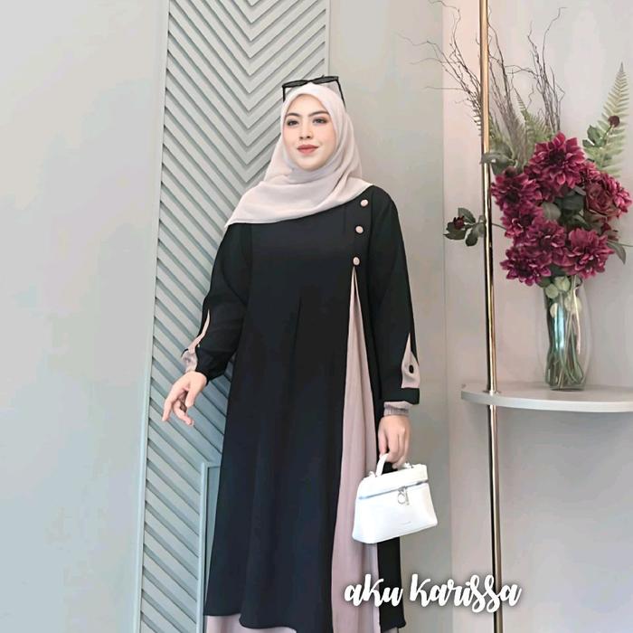 Qinara one set rok ori aku karissa gamis premium ummahzareen makkizaaa Muslim Dewasa Wanita