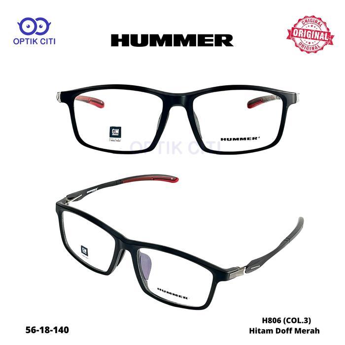 Frame Kacamata Pria Sporty Hummer H 806 Original Ada Elock