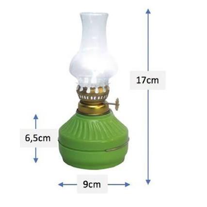 ATT - Lampu Ublik LED Mini Teplok Modern Tenaga Baterai - Semprong Lamp Plastik Vintage Jadul