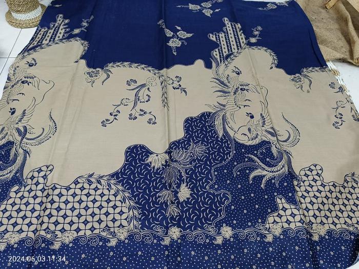 (BAMBU WULUH) Kain Batik Halus Meteran Kain Katun 3 Warna