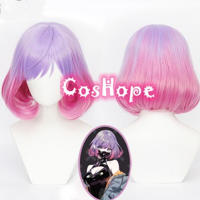 Astrum Design Luna Wig Cosplay rambut palsu Bob pendek, Wig Anime