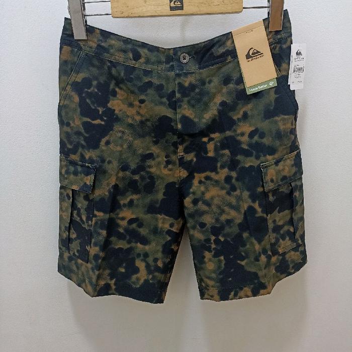 Celana Pendek Cargo Pria Quiksilver Original Amphibian Cargo Short Camo