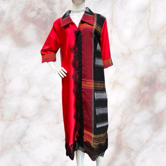 DRESS BINTANG TOBA MERAH.