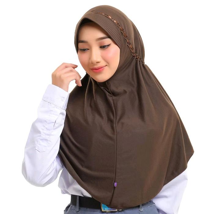 Hijab Sekolah Model Rabbani HEMY, INNOVA LX, ASTRI ukuran M L XL , Jilbab sekolah serut pita atas un