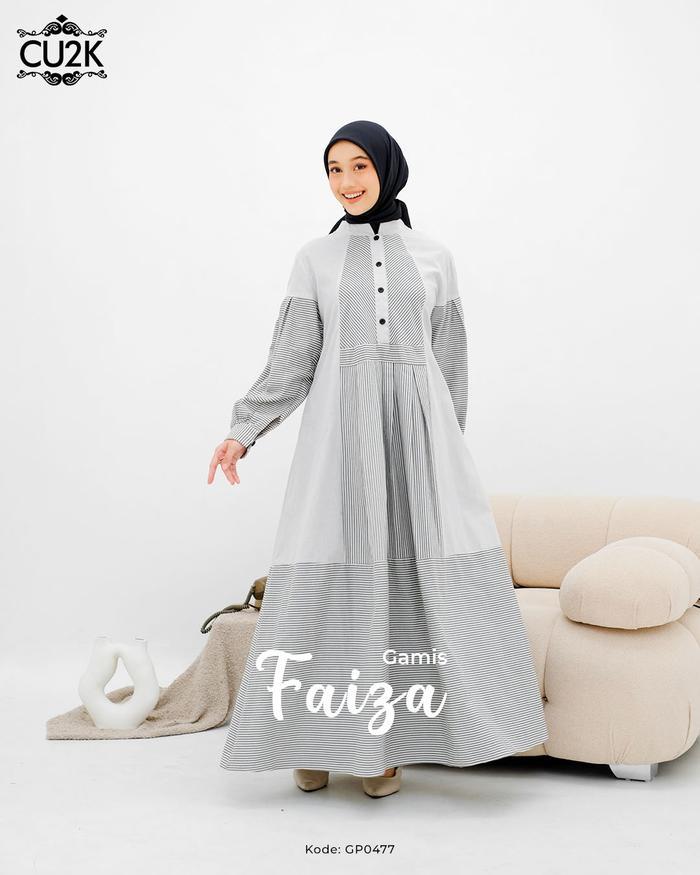 CU2K GAMIS KATUN BUSUI MAXI DRESS FAIZA gamissalursamping