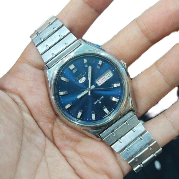 seiko 6309/SEIKO 5 automatic bekas 6309,blue dail bekas original japan