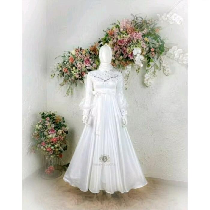 dress gamis butiq jihan syakira Mewah