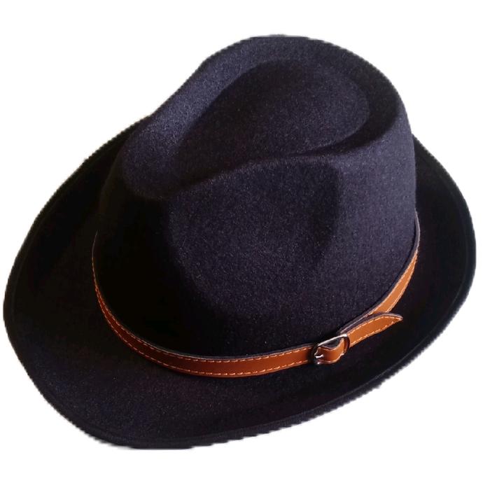 Topi Fedora Laken Original Pita Sabuk Cokelat Prostyle Adventure Terlaris untuk Gaya Outdoor