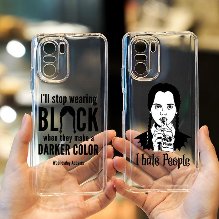 Wednesday Addams Case for Redmi Note11E 5G XIAOMI 12 11tPro Family TV