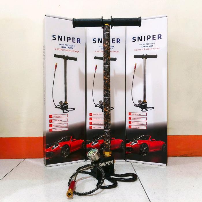 Pompa PCP Sniper 3 stage Warna Camo