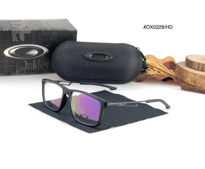 Frame Kacamata Pria Sport Oakley0228 Photocromik Bluecromik Paket Lensa Minus Plus Anti Radiasi Anti