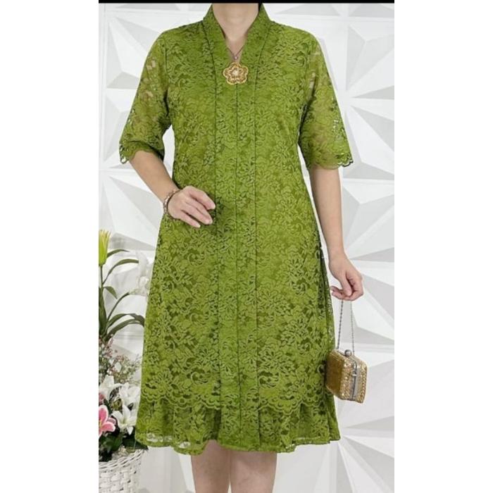 PREMIUM (READY) terjamin DRESS KARTINI SEMI PRANCIS MODEL TERBARU terlaris