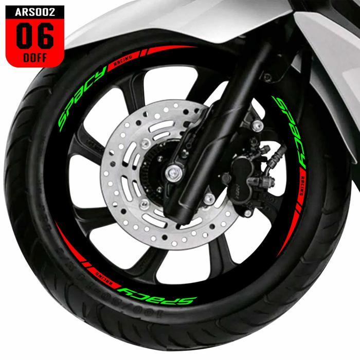 Sticker Cutting List Velg Honda Spacy Variasi Pelk ARS01 DOFF