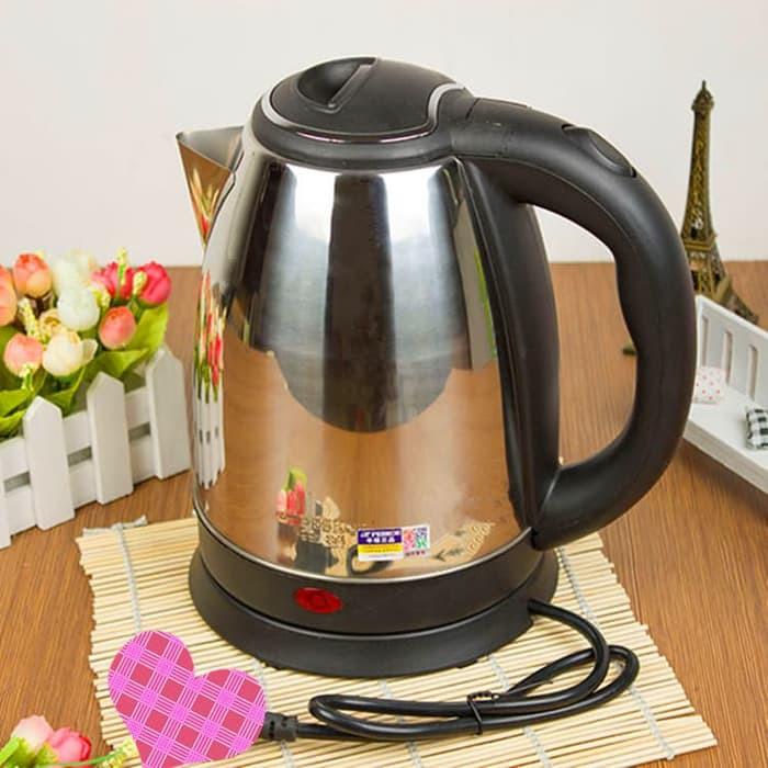 TEKO LISTRIK 2L / TEKO PEMANAS AIR ELEKTRIK STAINLESS / Pemanas air / Kettle Pemanas air / TEKO LIST