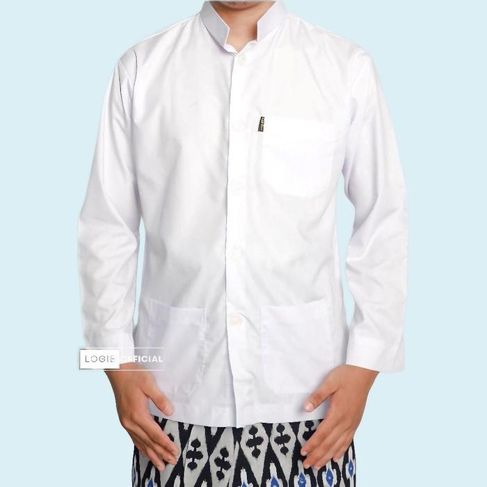 ￼Baju Koko Pria Lengan Panjang Ammu Collection Original Terbaru Model Haibah habaib Pakaian Muslim P