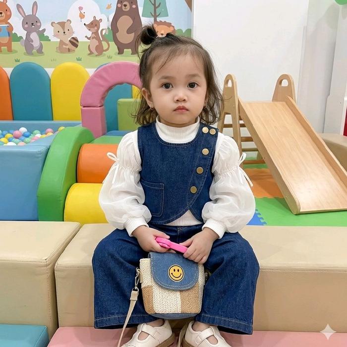 Paket USAHA Baju Anak Cewek Setelan Sweater Switer Atasan 3 in 1 Cardigan Rajut Knitwear Crop Zipper