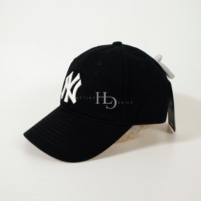 MLB NY Yankees N-Cover Ball Cap Black/White (3ACP6601N-50BKS)