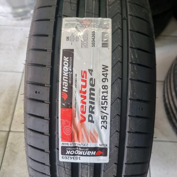 Ban Hankook 235 45 r18 Prime4 Tahun 2025.