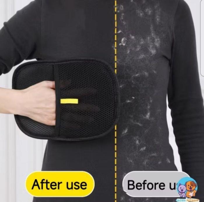 electrostatic pet hair removal gloves