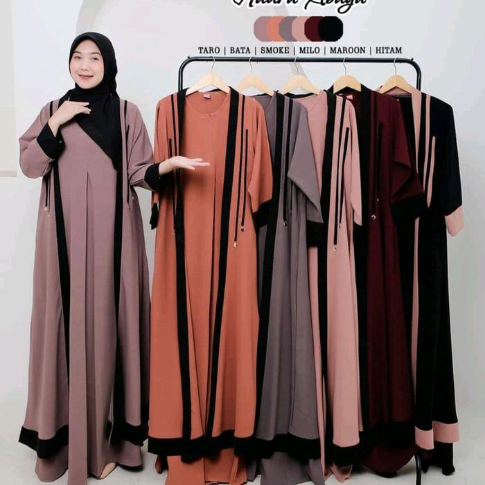Gamis abaya set outer haura series
