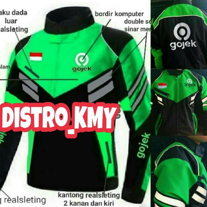 BY INDOSHOP CENTER/Jaket Bomber Ojol Driver Model Touring Terbaru Dijamin Memuaskan Grade Original/L