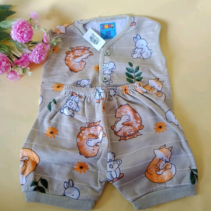 Baju Bayi Zoko Setelan Katun