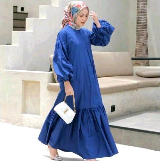MELAYU DRESS GONEGANI - Fuschia Melayu Dress by gonegani Gamis Raya Koleksi Lebaran 2022 Melayu Dres