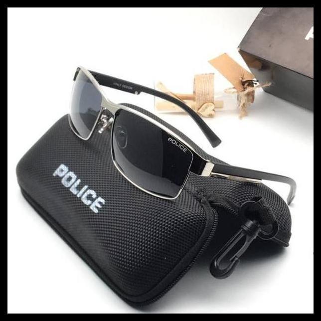 Sunglass Kacamata Pria Police P24 / P 24 Lensa Polarized Original