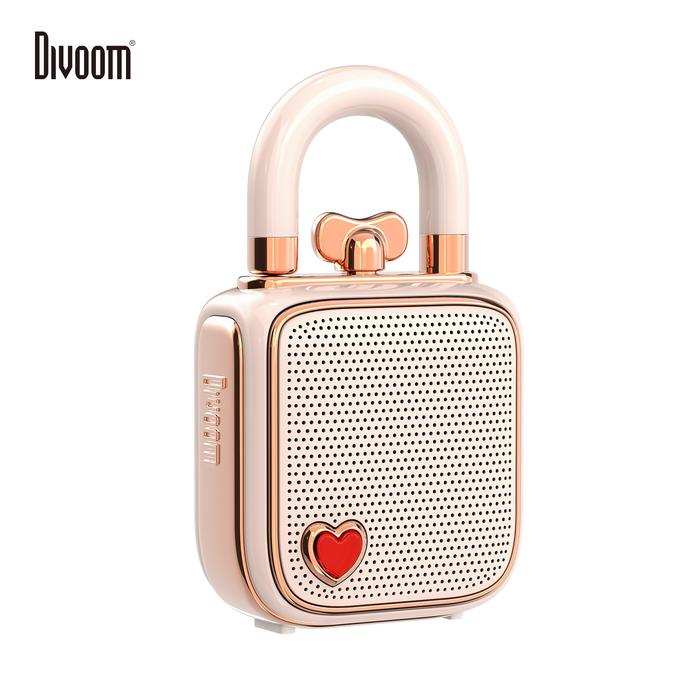 Divoom LoveLock Portable Bluetooth Speaker, Mini Cute Retro Stylish