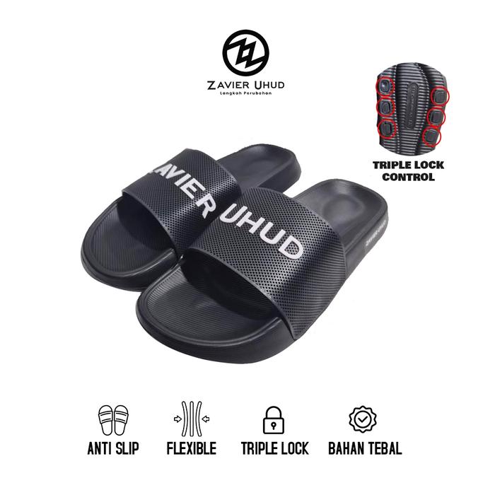 Zavier Uhud Sandal Pria Satonda 01 Slip On Anti Slip Triple Lock