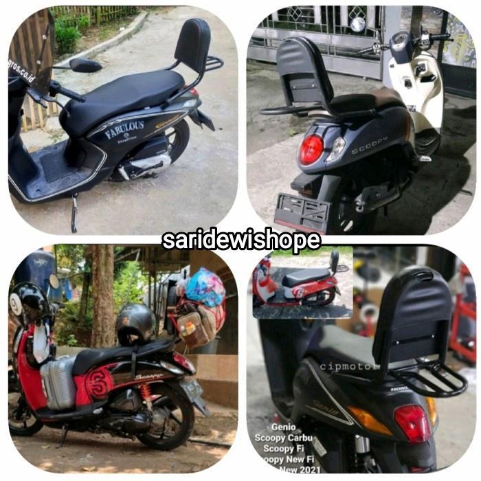 Sandaran Senderan Jok Belakang Semua Scoopy Scoopy Fi Scoopy Carbu New L1