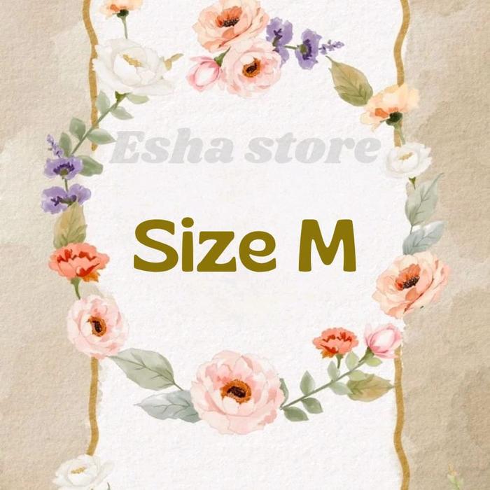 Gamis Ditsy Edisi Terbaru Size M