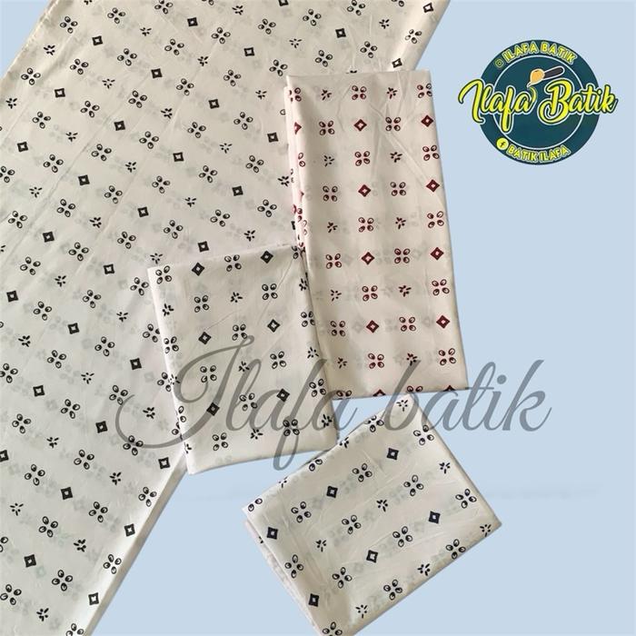 New motif batik print Biji kemiri Kain