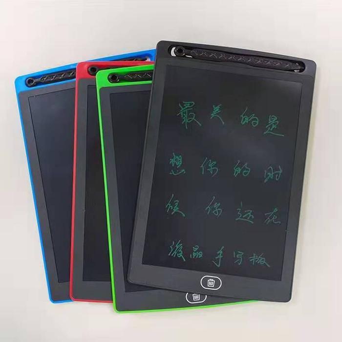 LanLan Papan Gambar Digital Monochrome LCD Tablet 12 Inch - Black
