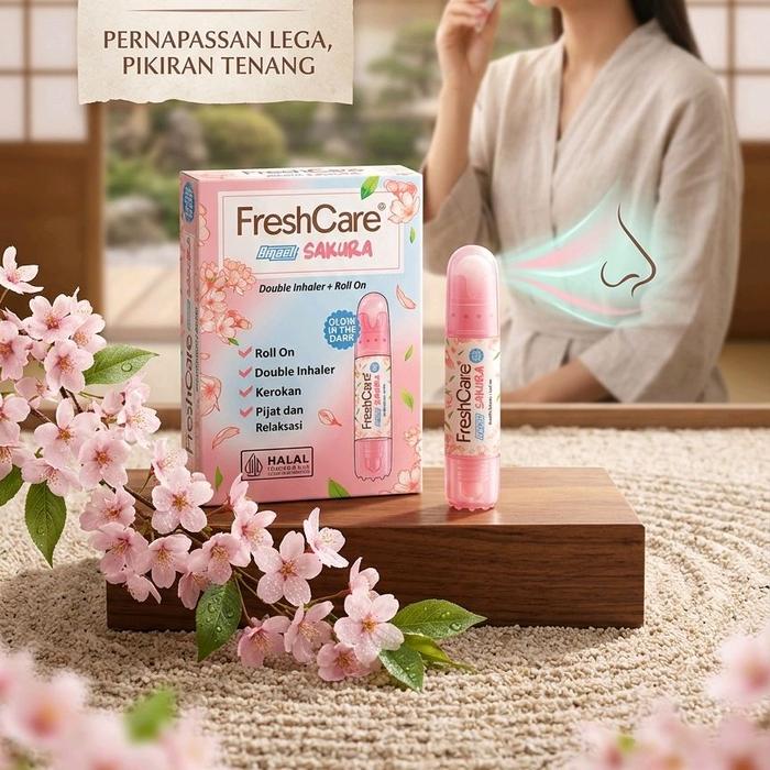 Freshcare double inheler Roll on // Freshcare Smash Sakura // Freshcare aromaterapi // Freshcare Rol