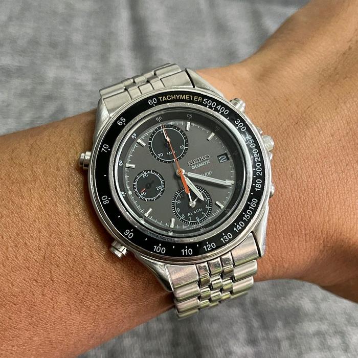 seiko 7t32 alarm chronograph rare