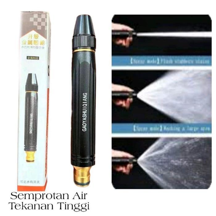 Selang Air Cuci Motor 3 - 15 Meter 15/8 Inch Paket Semprotan Selang Air DOP Dengan Kepala semprotan 