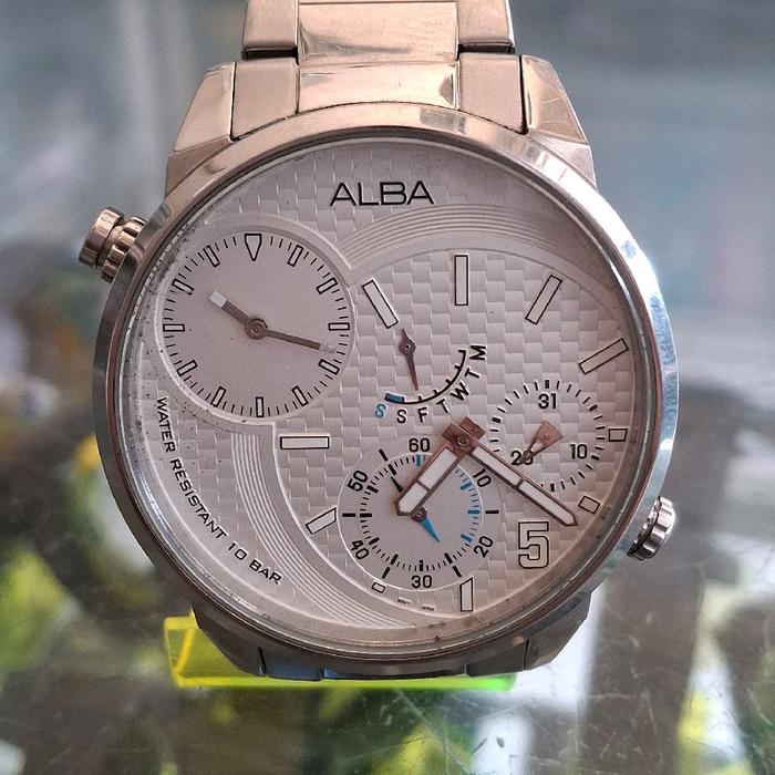Jam tangan Alba dual time original seken