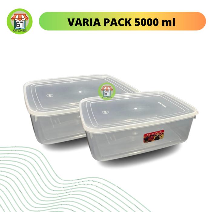 Kotak Box Makanan Plastik Untuk Jualan Kotak Box Container Varia Pack 900-3500 ml