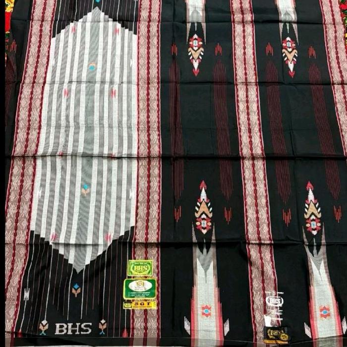 SARUNG BHS SGT GOLD SUTERA SPUNSILK 210 HITAM LIMITED EDITION