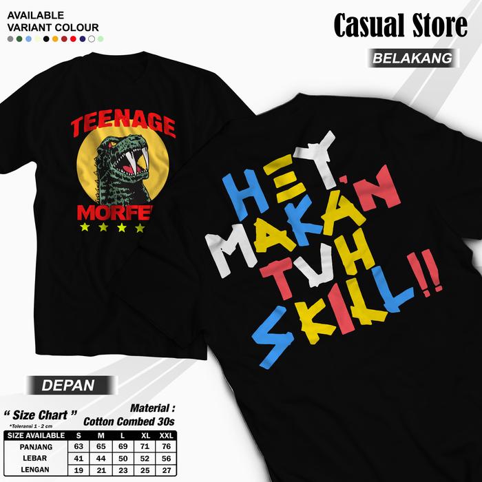 Teenage Death Star x Morfem - Morfstar Tshirt Black / Morfem TDS Kaos Band
