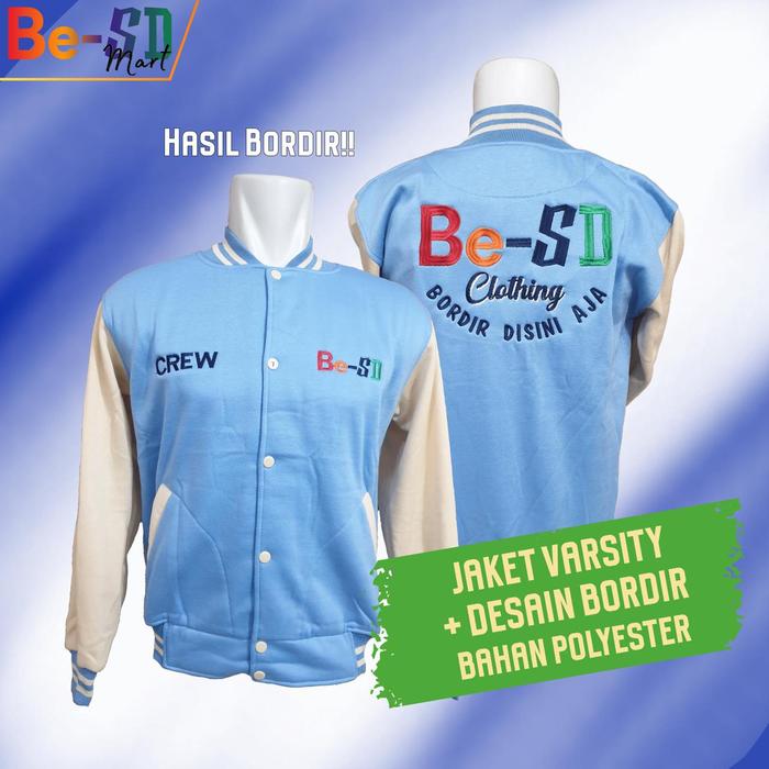 BORDIR Jaket Baseball Kancing Acara Alumni I Jaket Angkatan Sekolah Kampus I Acara Kantor I Custom B