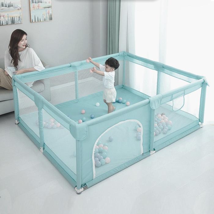 Pagar Kolam Tempat Bermain Anak Baby Playpen Playmat Pagar Tempat Main Bermain Mainan Mandi Bola Bay